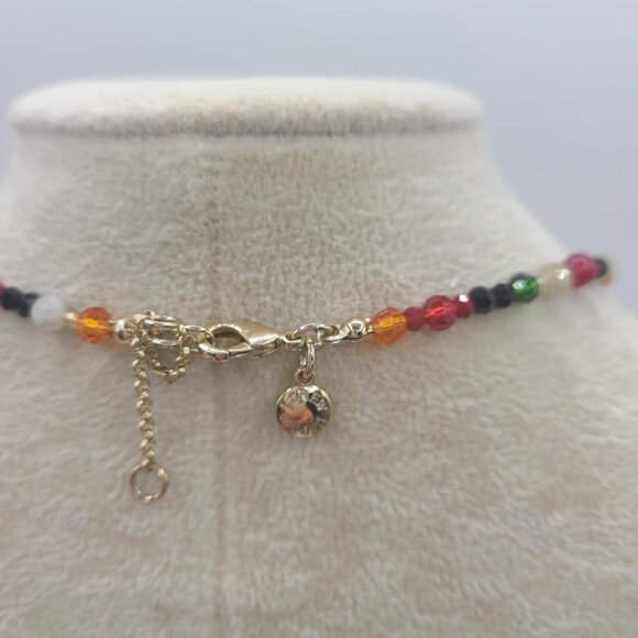 J Crew Factory Beaded Necklace with Pendant NWOT! - Picture 3 of 10